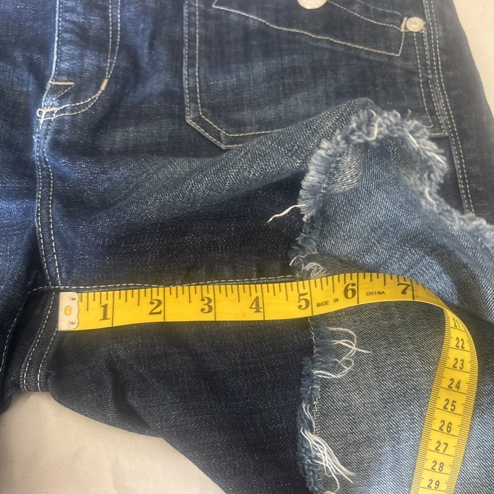 Rock & Republic Denim Shorts Women's Size 14 Stinger Dark Wash - Picture 5 of 6